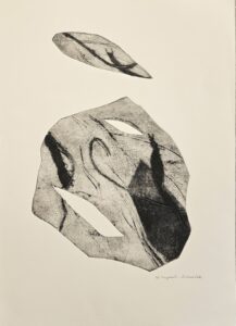 5.5 Fragment, gravure,70x50cm papier ,Sun-Hee Lee